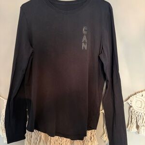 lululemon Team Canada Black Long Sleeve